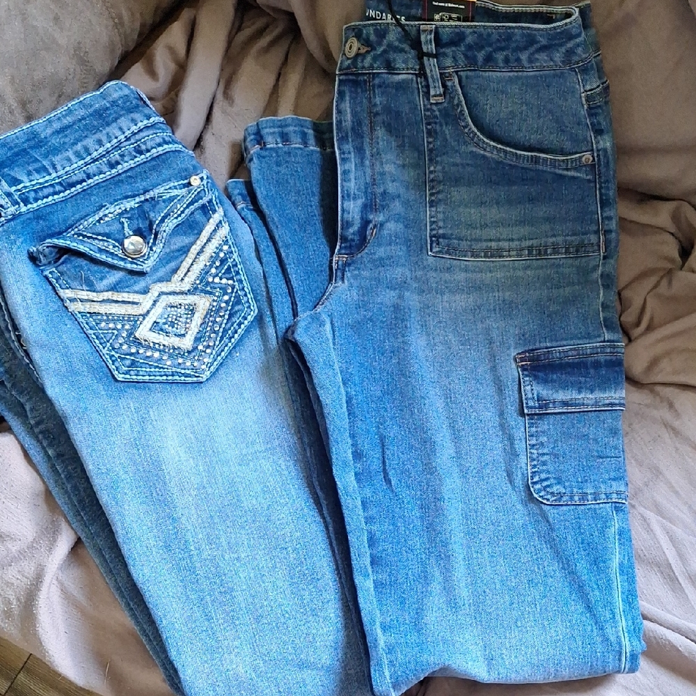 Body Central Blue Boot Cut Jeans